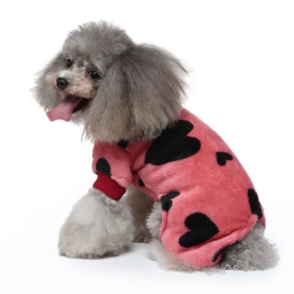 Pink Heart Pet Pajamas
